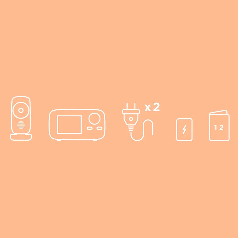 Babá Eletrônica VM483 Tela 2.8 LCD C/ Zoom - Motorola