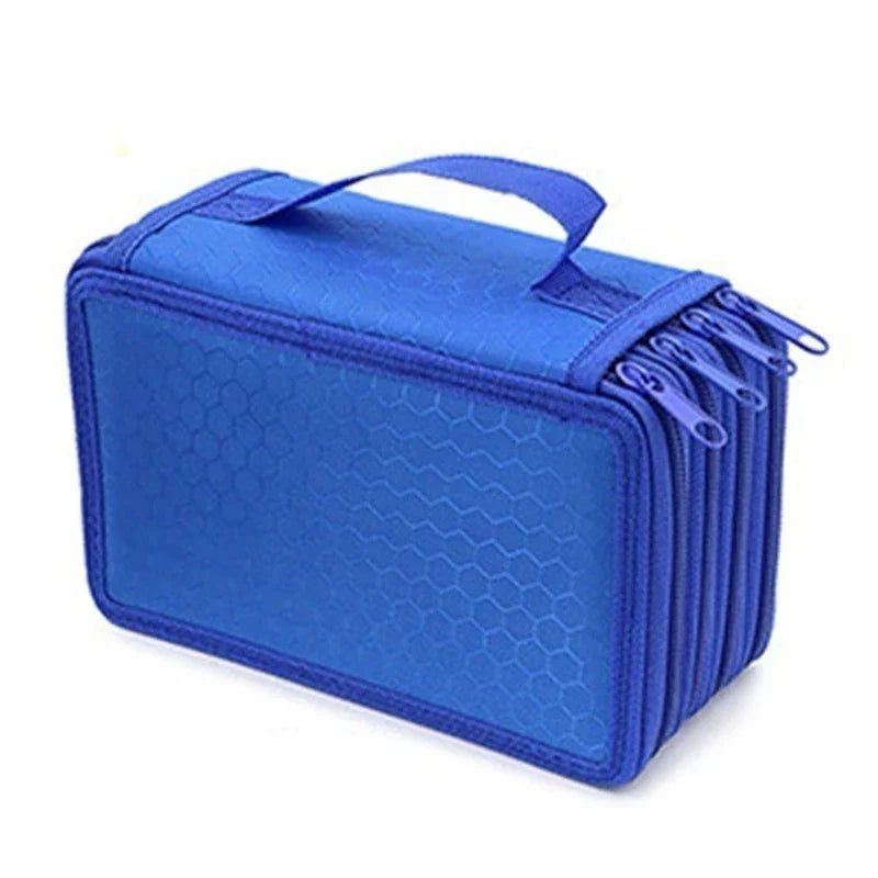 Estojo Escolar/Estojo Box/Estojo De Lápis De Quatro Camadas Com 72 Furos De Cor/Material Escolar/Papela