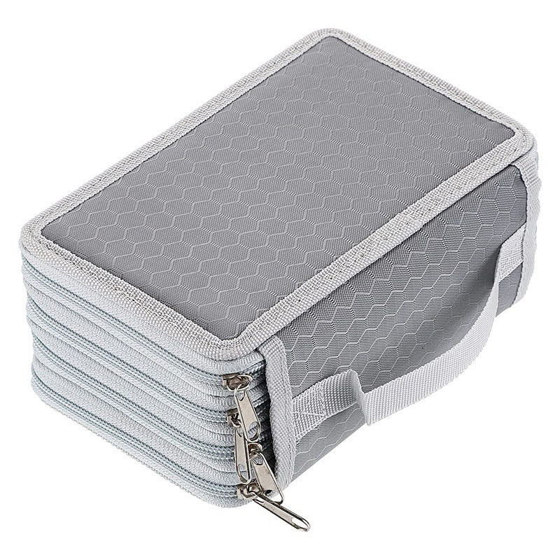 Estojo Escolar/Estojo Box/Estojo De Lápis De Quatro Camadas Com 72 Furos De Cor/Material Escolar/Papela