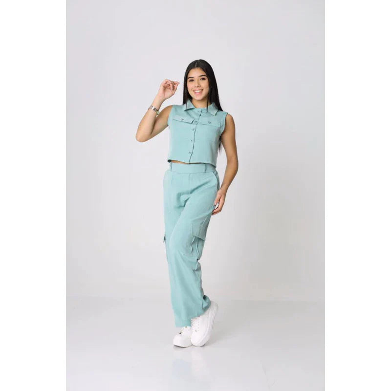 Conjunto Juvenil de Alfaiataria Premium Para meninas de 12, 14 e 16 anos