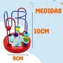 Kit Educativo Montessori em Madeira com Xilofone e Torre Infantil