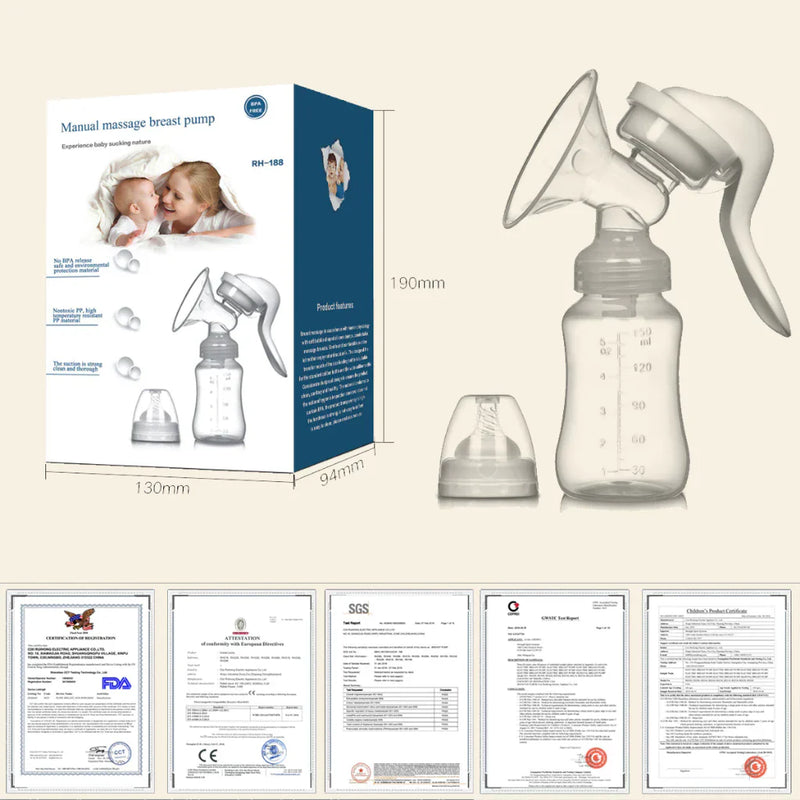 Bomba de Tirar Leite Materno Manual