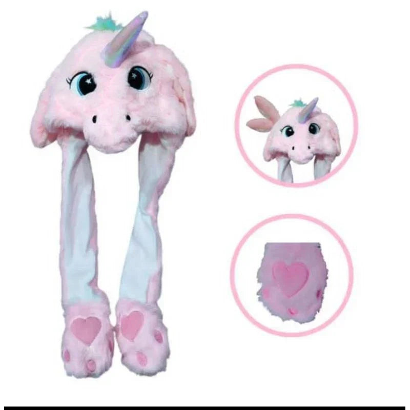 Touca Pelúcia Divertida com LED